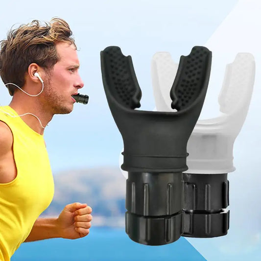 Sports Breathing Trainer Portable Lung Capacity Abdominal Breathing Trainer with Adjustable Intensity Knob 