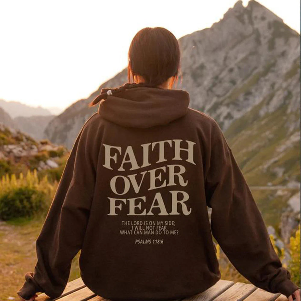 MEB Creations Faith over Fear Hoodie 